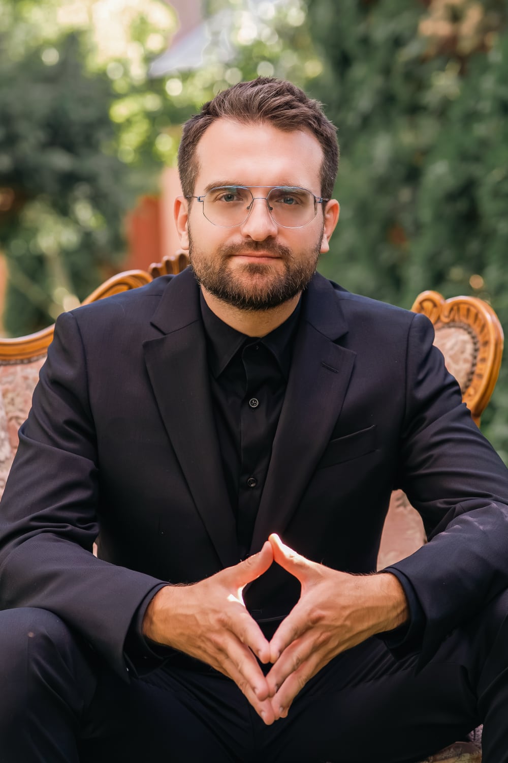 Błażej Kopera w biurze